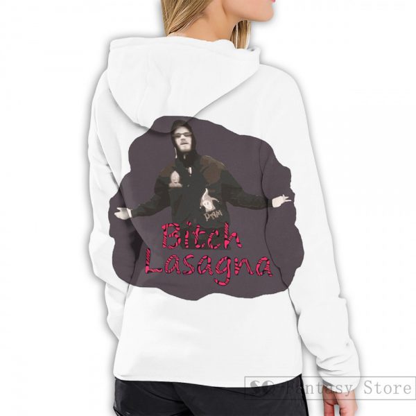 Mens Hoodies Sweatshirt for women funny Pewdiepie Bitch Lasagna print Casual hoodie Streatwear 2 - PewDiePie Merch