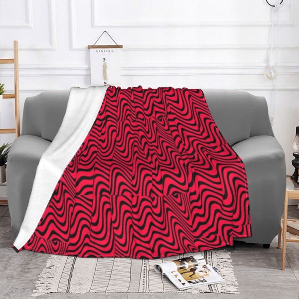 Pewdiepie Red And Black Blanket Bedspread Bed Plaid Blanket Muslin Plaid Picnic Blanket Bedspread 220X240